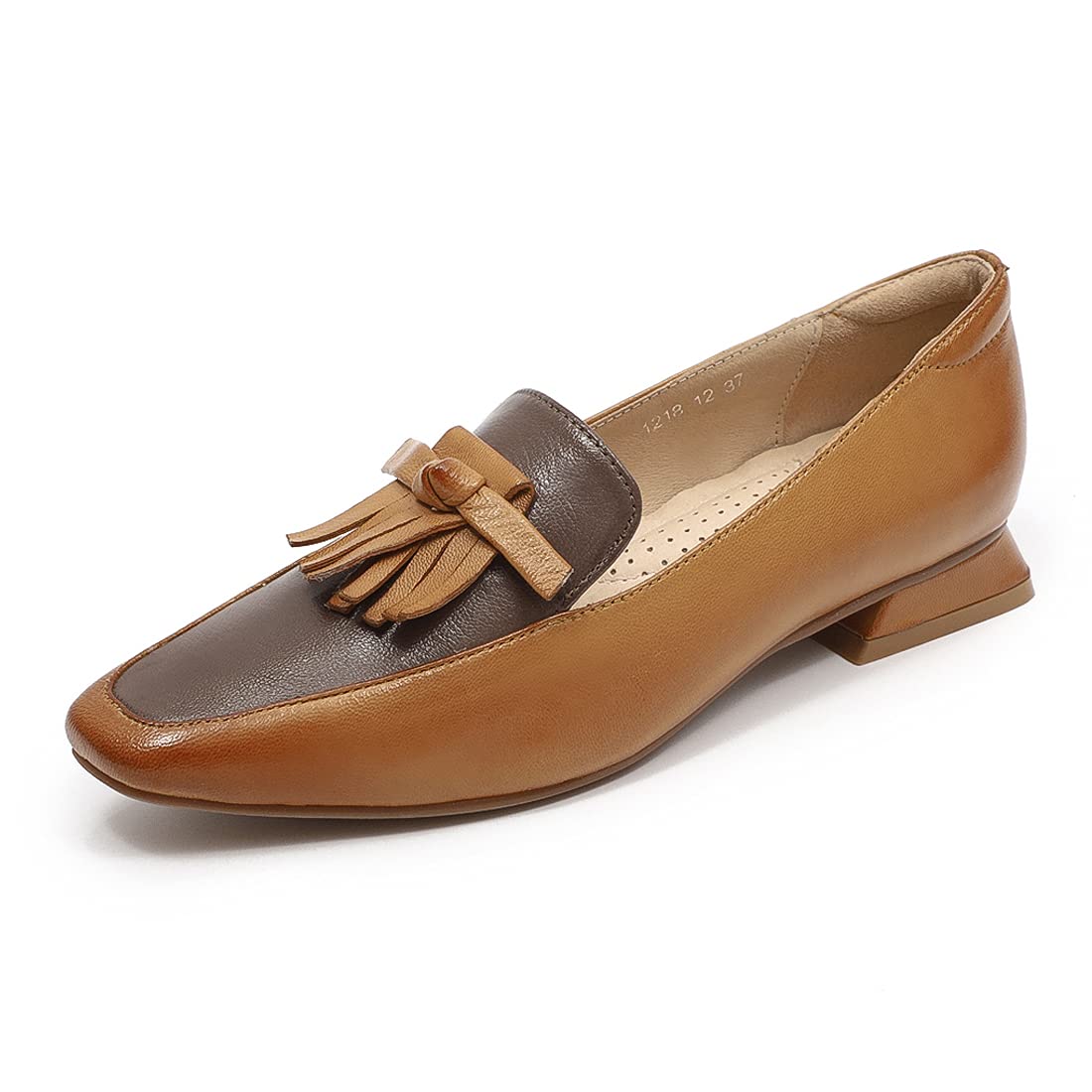 Mona Flying Women's Leather Penny Loafers - Comfortable Casual Flat Shoes for Women & Girls | Perfect for Office, Travel & Everyday Wear