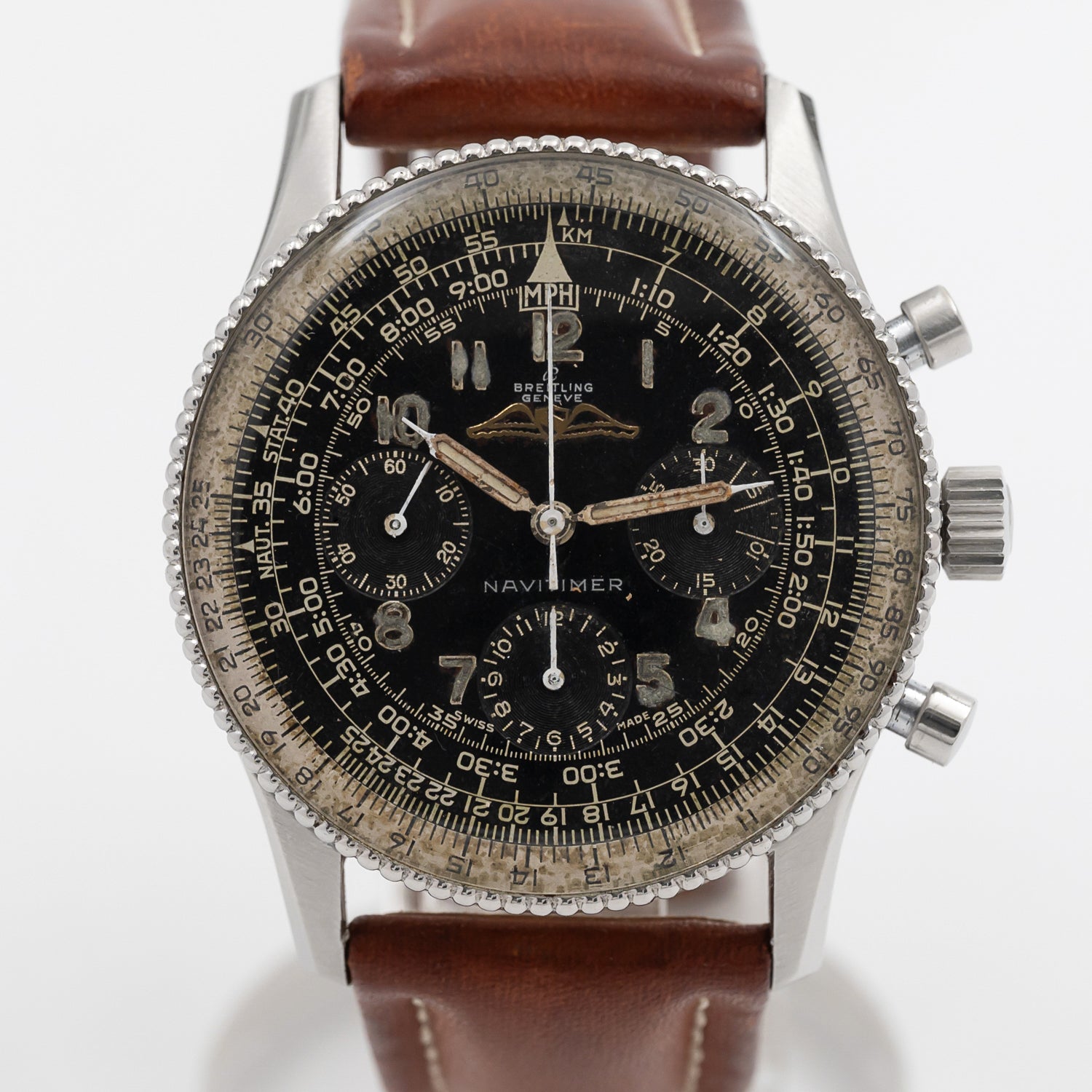 Breitling Navitimer Chronograph Watch with Venus 178 Movement - Perfect for Aviation Enthusiasts & Luxury Collectors