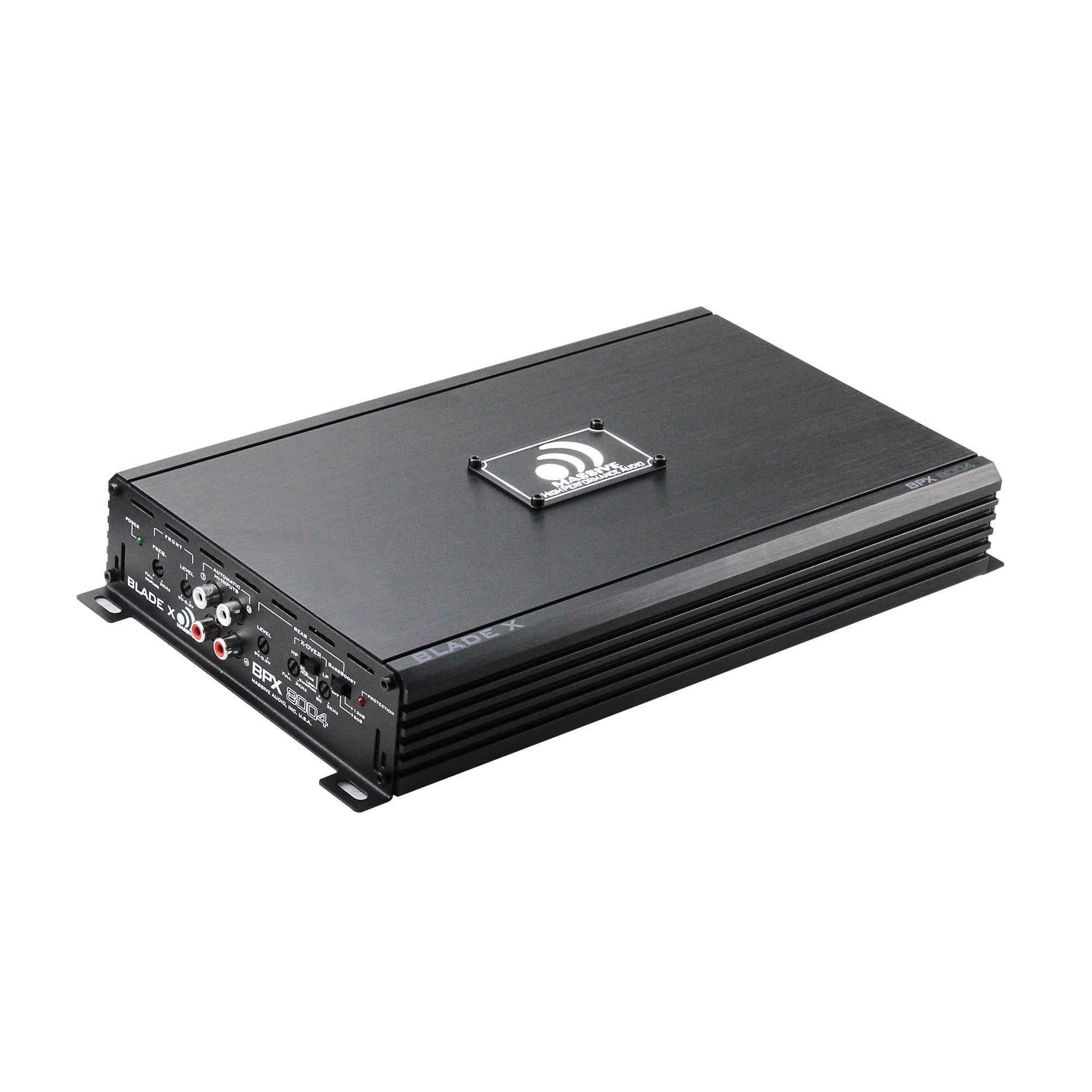 BPX10004 80W x 4 Channel Car Amplifier - 4 Ohm Stable High Power Audio Amp for Car Stereo System | Perfect for Trucks, SUVs & Custom Car Audio Upgrades