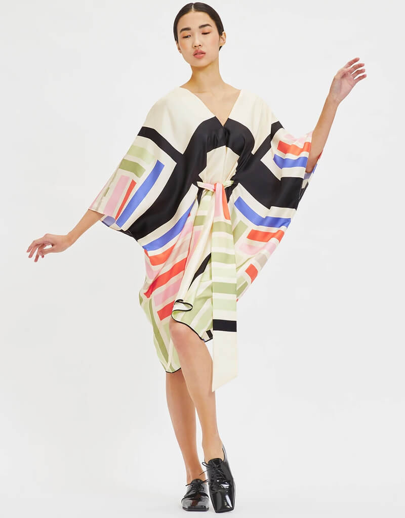 Luxury Beige Satin Silk Kaftan Dress for Women - Elegant Loungewear & Beach Cover Up - Perfect for Resort Wear, Bridal Party, and Vacation Outfits