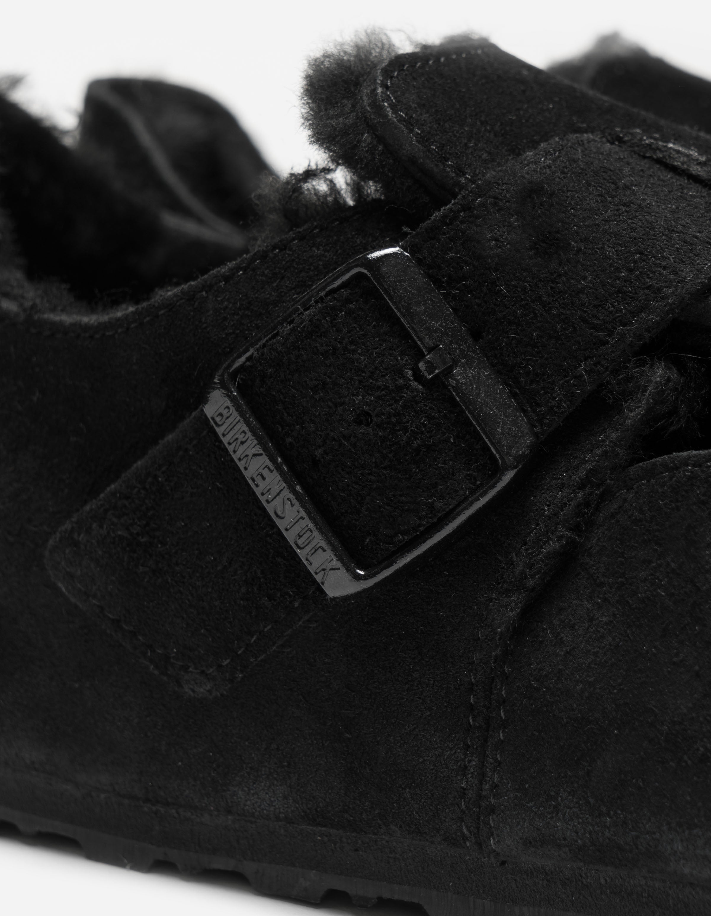 Birkenstock London Shearling Suede Leather Black Clogs - Comfortable Winter House Shoes for Men & Women | Cozy Indoor & Outdoor Slippers