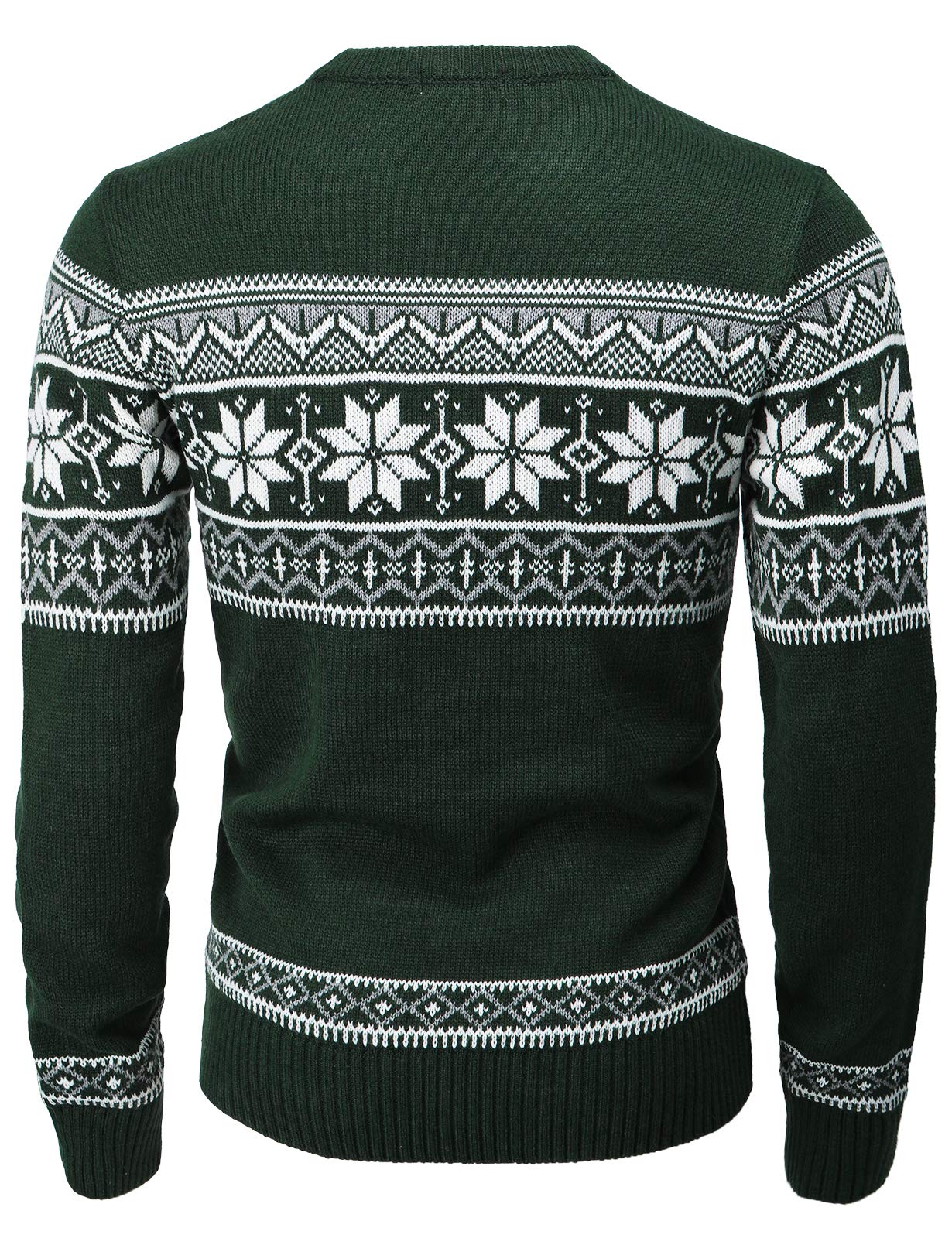 Men's Slim Fit Knitted Christmas Sweater - Casual Holiday Party Pullover for Xmas, Winter & Family Gatherings