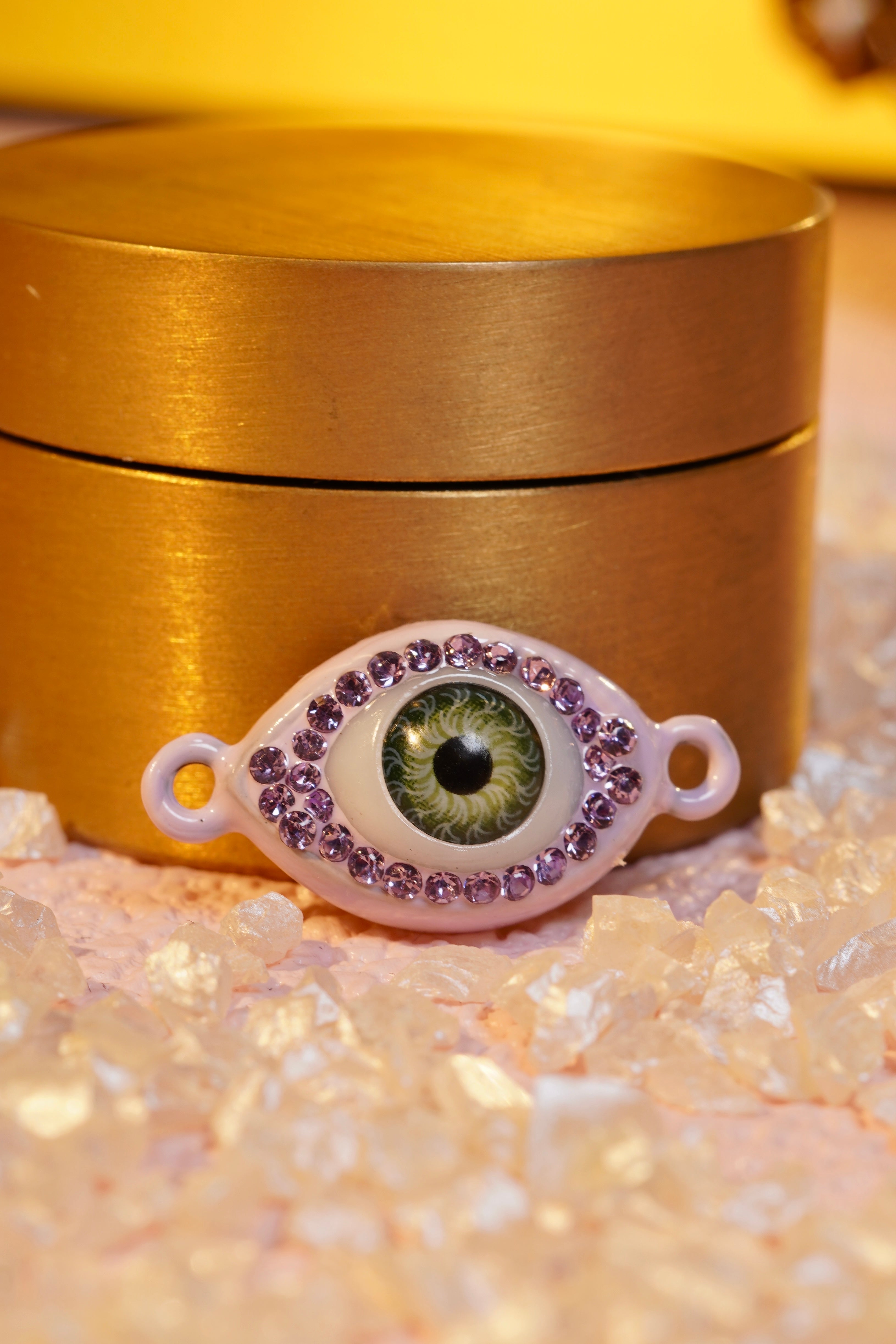 Nano Heavenly Eye Amulet - Spiritual Protection Talisman for Good Luck & Positive Energy | Perfect for Meditation, Home Decor & Personal Blessing