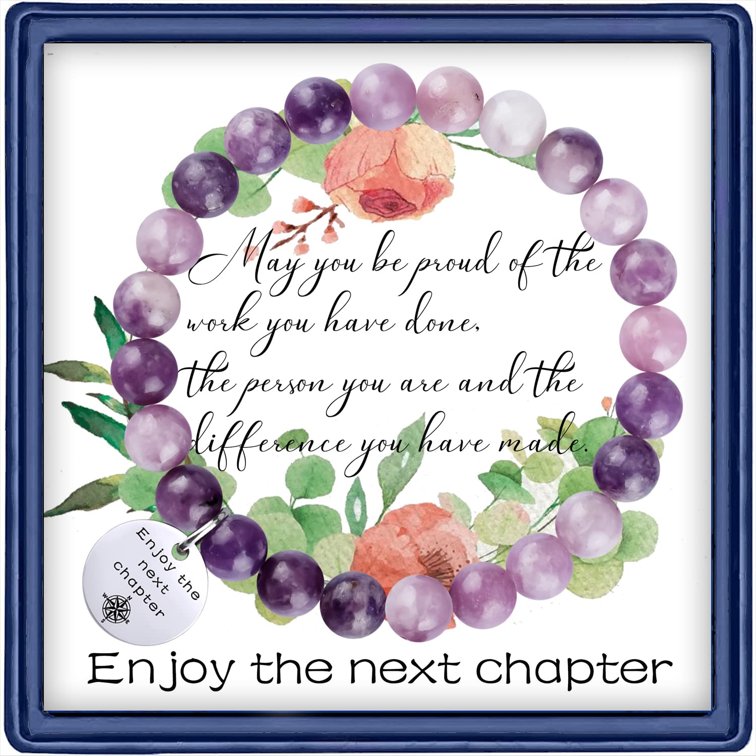 Ladybug Good Luck Bracelet - Farewell Gift for Coworkers & Friends | Retirement, New Job