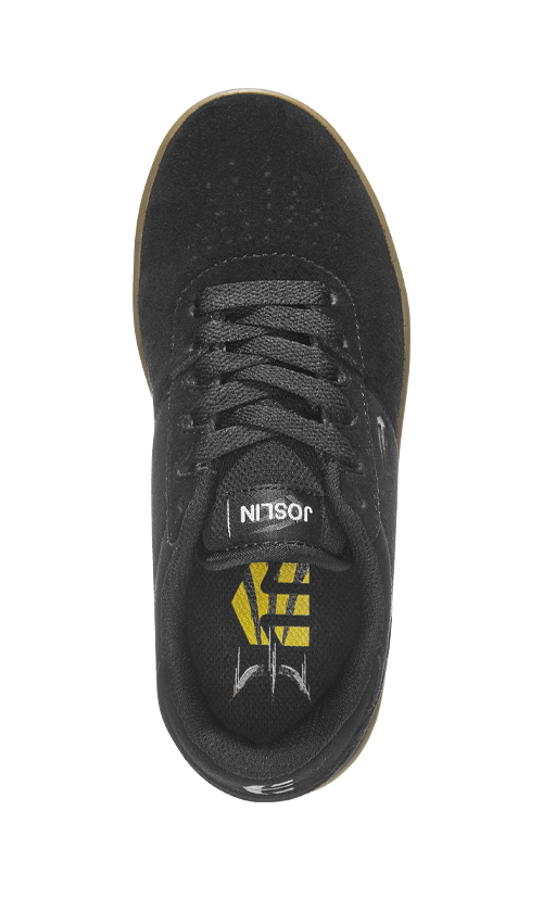 Etnies JOSL1N Youth Skate Shoes - Black/Gum Sole - Comfortable & Durable Sneakers for Boys & Girls - Perfect for Skateboarding, School & Casual Wear