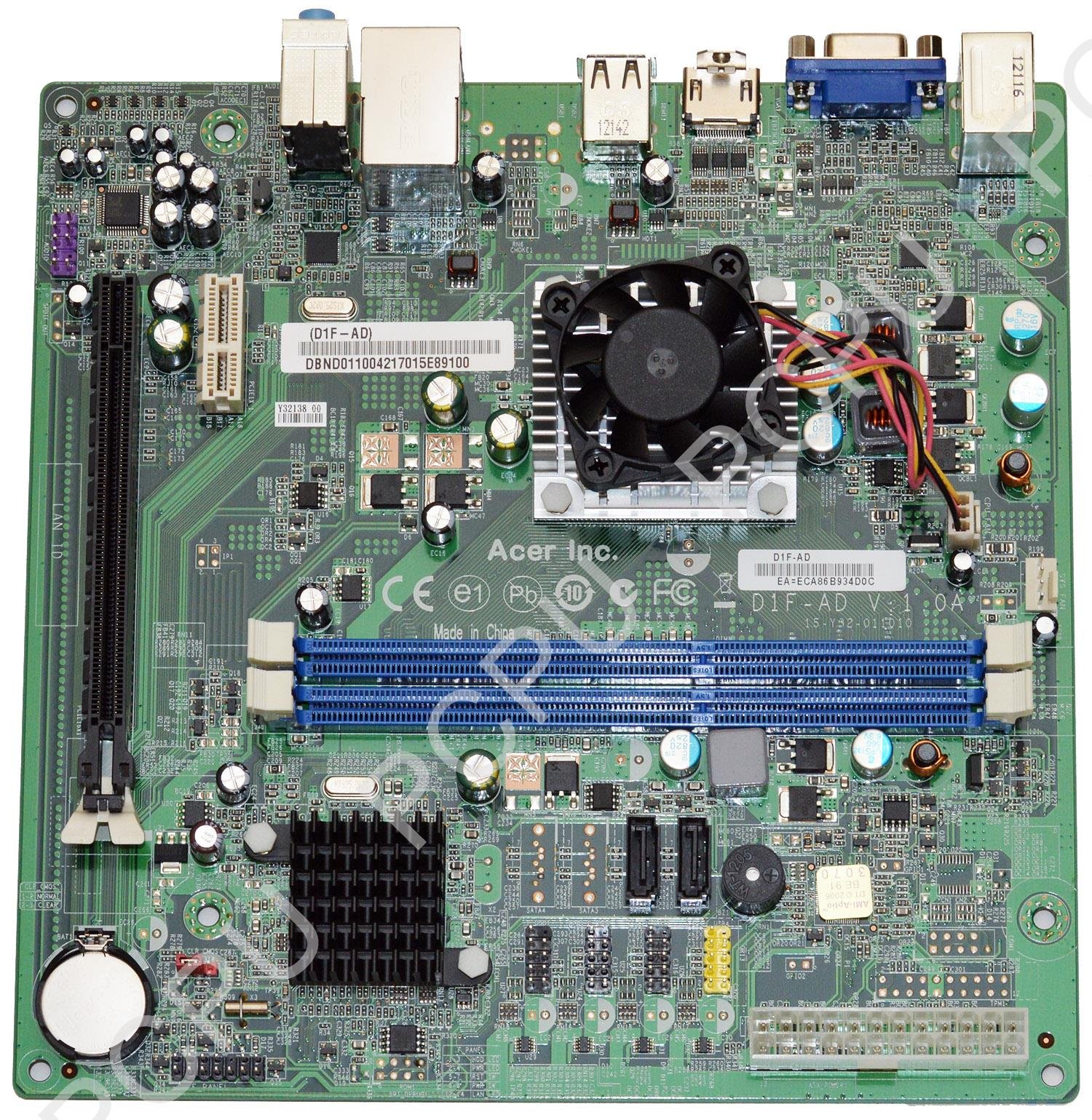 eMachines EL1360 Motherboard with AMD E-350 1.6GHz Processor - DB.ND011.004 - Compatible with Desktop PCs, DIY Computer Builds & Tech Repairs