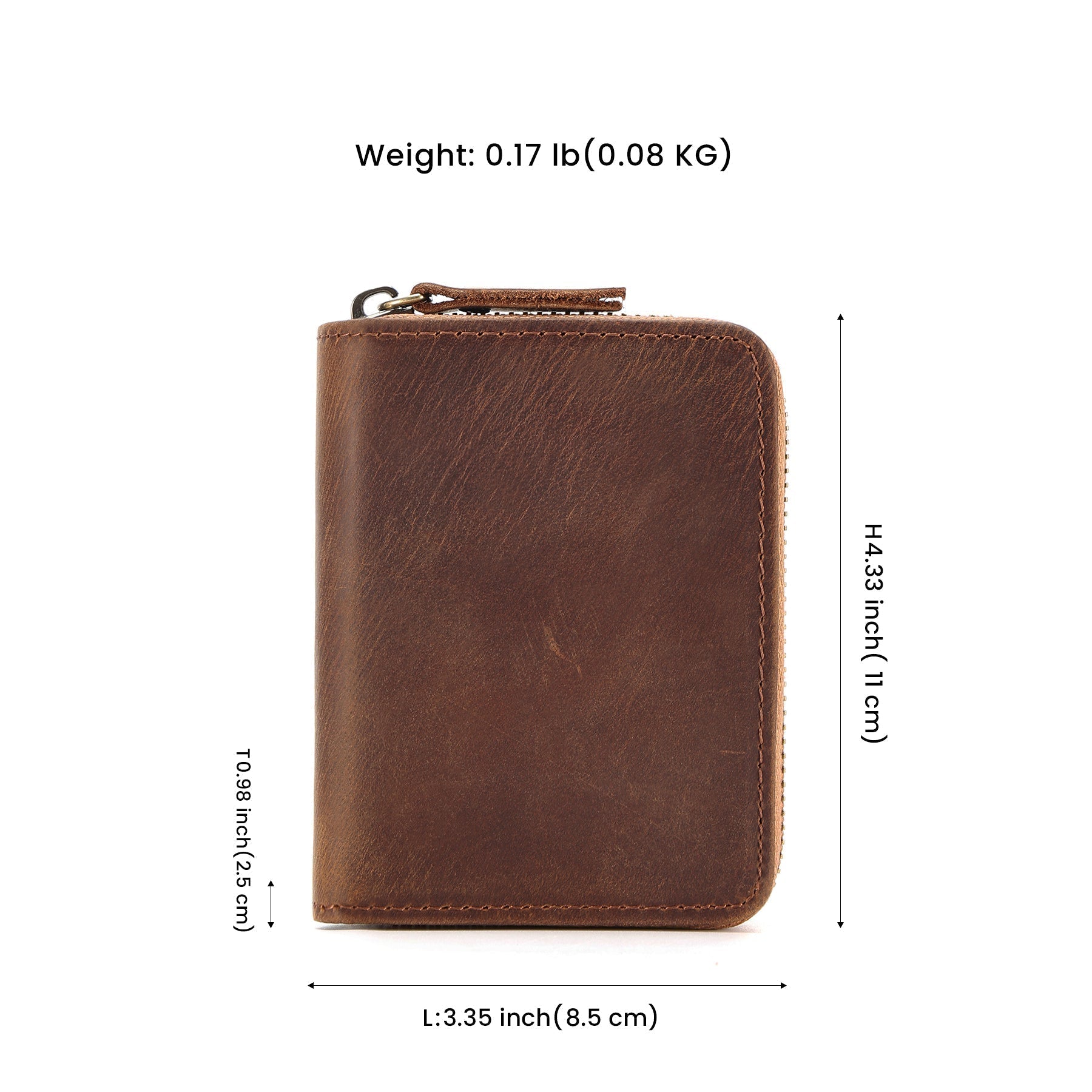 RFID Blocking Men's Leather Wallet - Slim Durable Credit Card Holder for Everyday Use & Travel Security