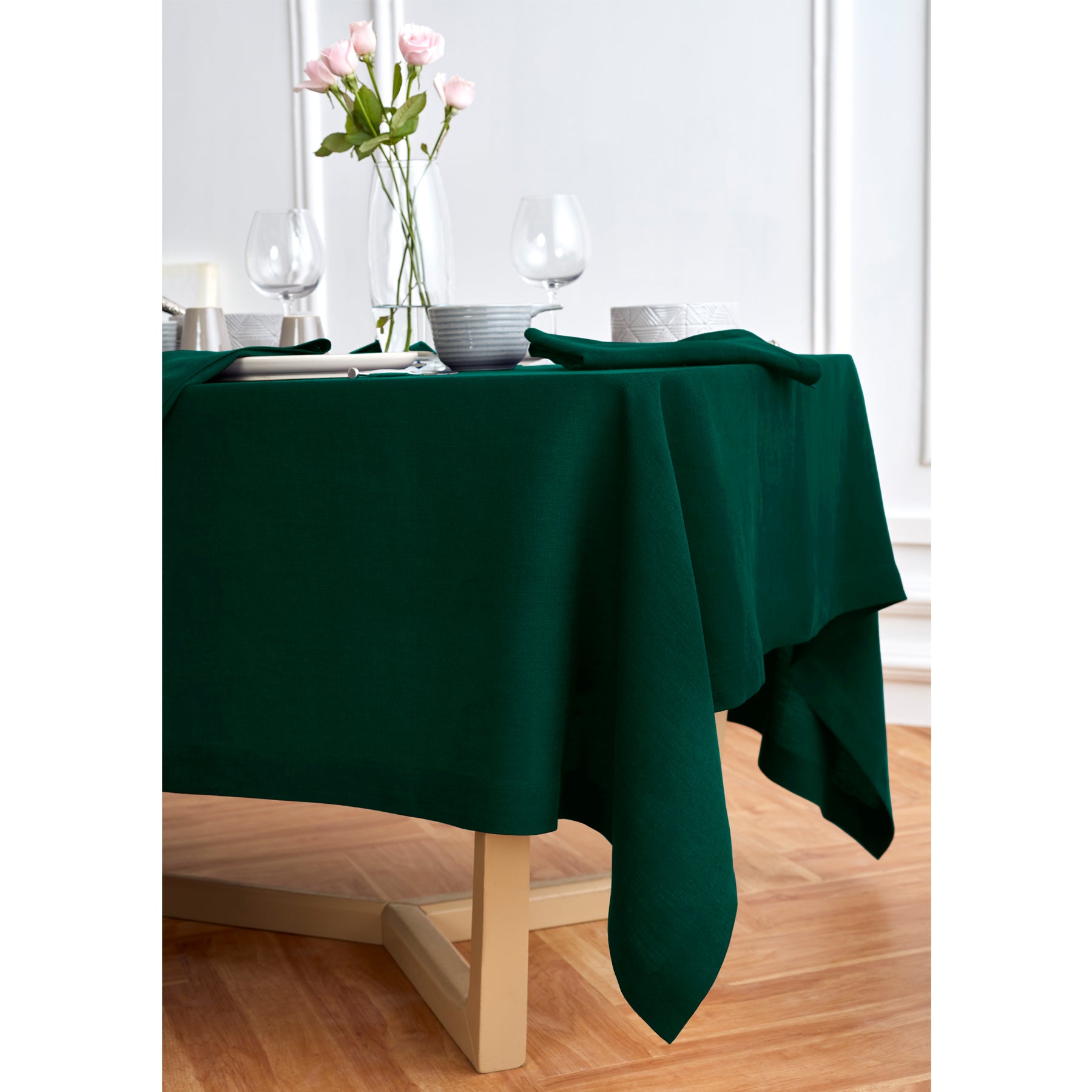 Sonoma Tablecloth - Premium Cotton Table Cover for Dining & Decor | Perfect for Parties, Weddings & Home Decor