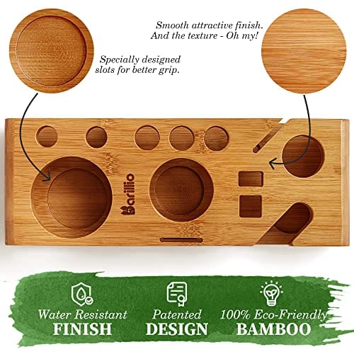 Premium 23-Piece Copper Cocktail Shaker Set - Stainless Steel Rose Gold Bar Tools with Bamboo Stand, Velvet Carry Bag & Recipe Book - Perfect for Home Bars, Parties & Professional Bartenders