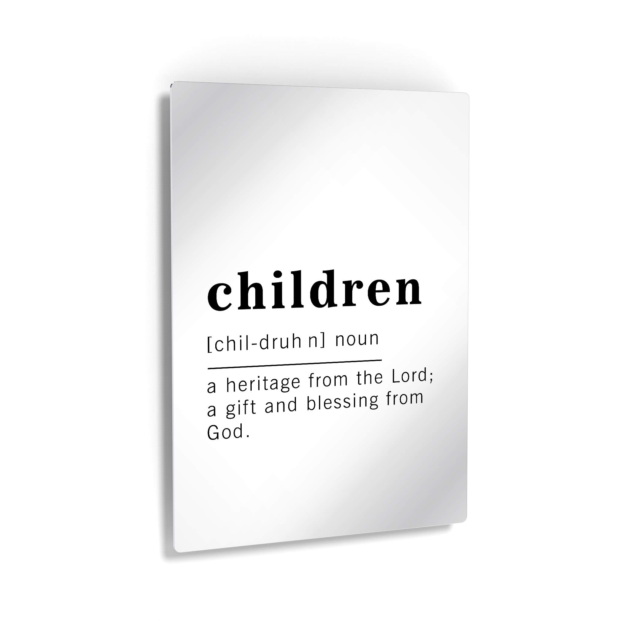 Funny Noun Dictionary Definition Metal Print - Inspirational Quote Sign for Kids - Office, Living Room, Bedroom & Bathroom Wall Decor - Ready to Hang Home Art (40x30 inches) - Perfect for Playrooms, Classrooms & Gift Giving - Made in USA
