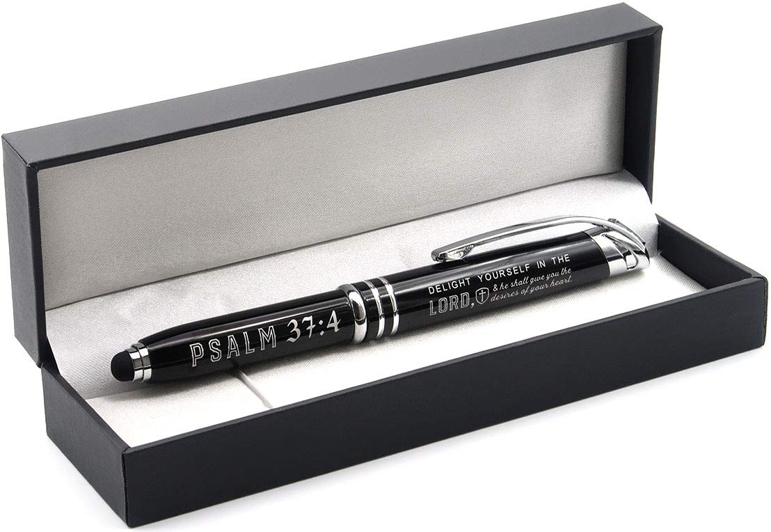 Religious Bible Penlight with LED Tip - Perfect for Bible Study & Gifts