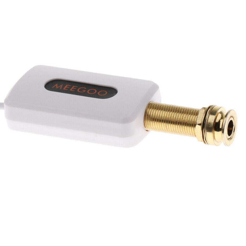 Portable Guitar Sound Hole Pickup with Volume, Mic & Tone Switch - Perfect for Acoustic Guitar Performances & Live Shows