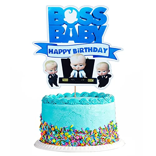 Boss Baby Theme Cake Topper