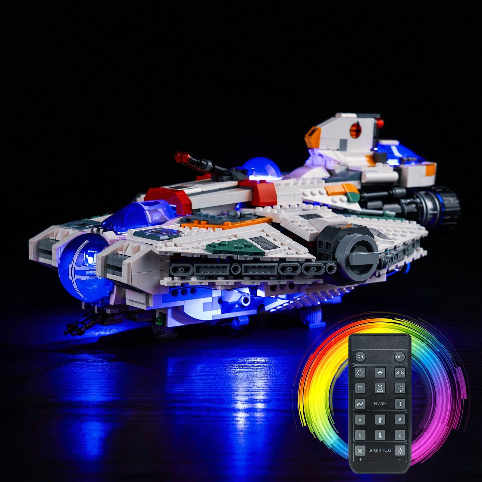 LEGO Star Wars Ghost & Phantom II (75357) Lighting Kit - LED Light Set for Building Blocks - Enhance Your LEGO Display for Home Decor & Collectibles
