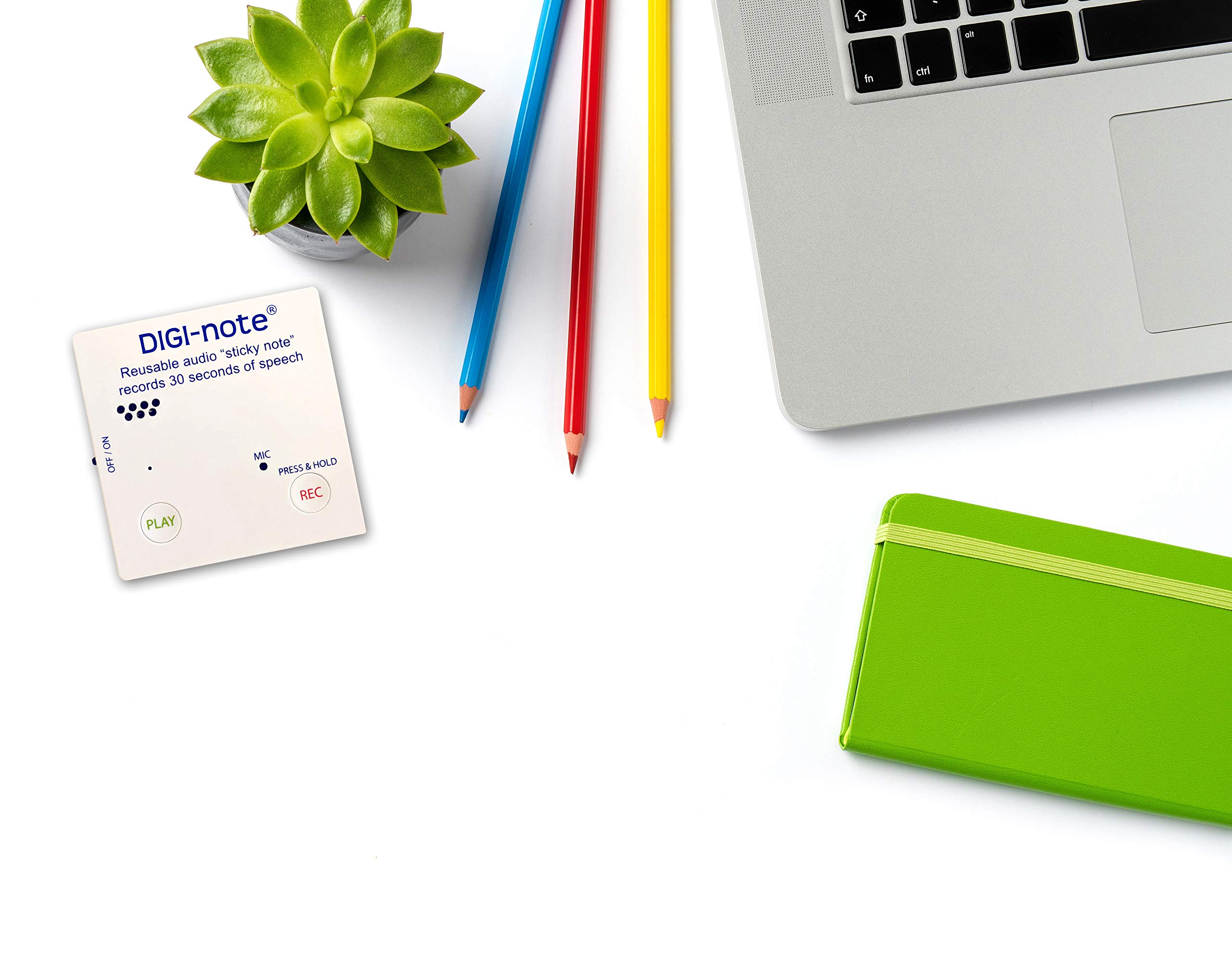 Digital Voice Recording Memo Pad with Playback - Portable Audio Notebook for Meetings, Lectures & Interviews - Perfect for Students, Professionals & Journalists