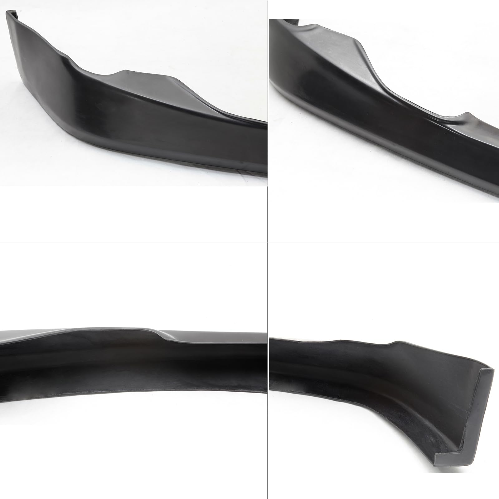 IKON MOTORSPORTS VIP Style PU Black Front Bumper Lip Spoiler Splitter for 2006-2008 Lexus IS250 & IS350 - Enhance Style & Aerodynamics for Street Racing & Car Shows