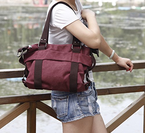 Eco-Friendly Canvas Shoulder Messenger Bag - Crossbody Hobo Style Tote for Travel, Work & Daily Use - Perfect Christmas Gift for Women & Men
