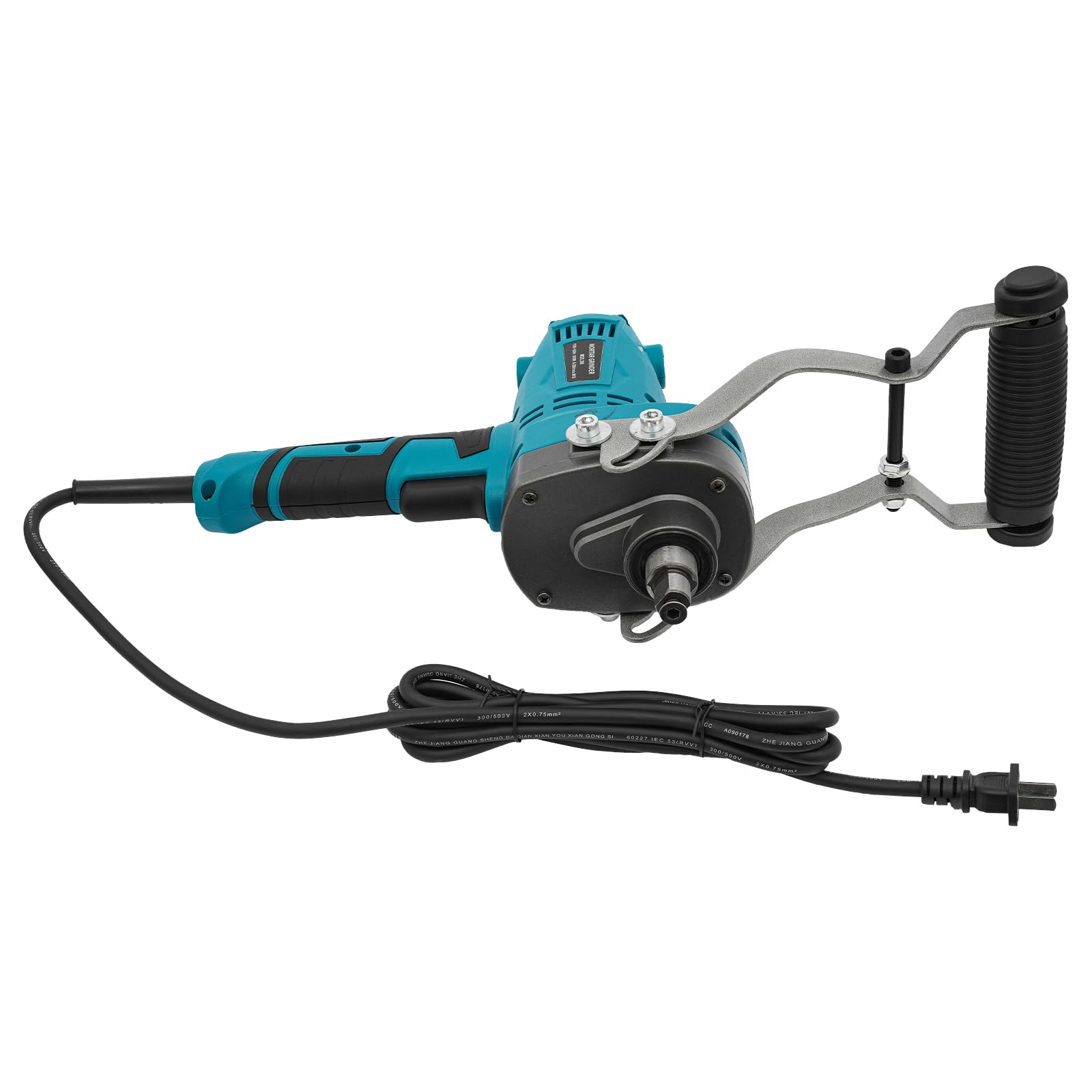 850W Electric Concrete Sander - Variable Speed 50-100RPM Handheld Drywall Sander with 16-Inch Sanding Pad for Ceiling, Cement, Mortar & Plaster | Perfect for Wall Polishing & Surface Preparation in Construction & DIY Projects