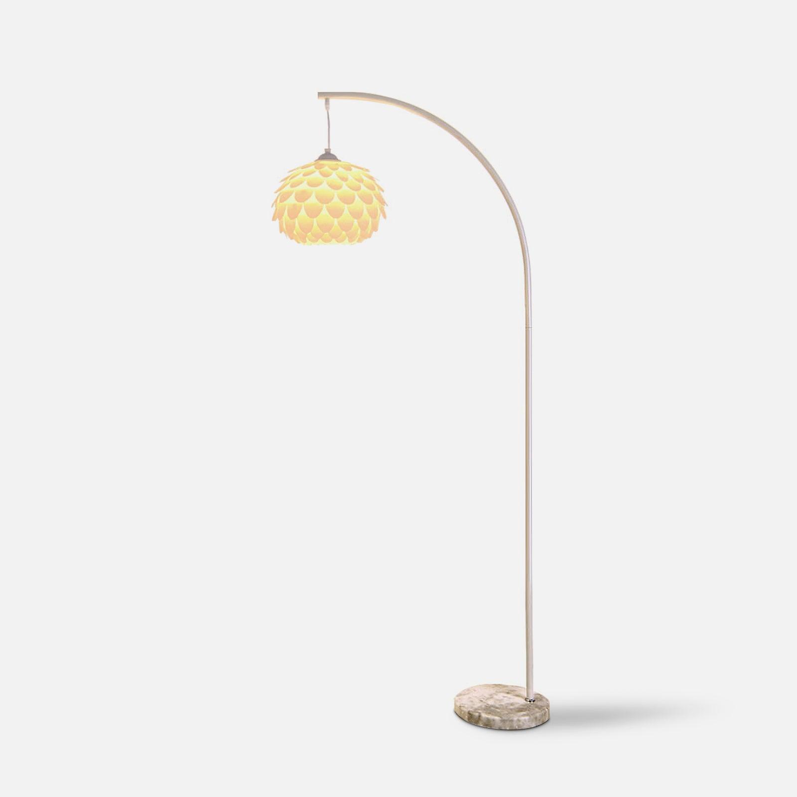 Modern Arch Floor Lamp with Adjustable Brightness - Dimmable LED Standing Light for Living Room, Bedroom, or Office - Perfect for Reading, Relaxing, and Ambient Lighting