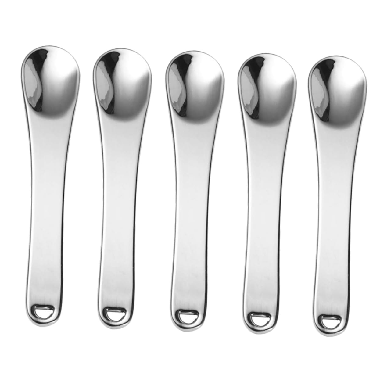 5-Piece Mini Cosmetic Spatula Set - Skin Care Scoop, Eye Cream Applicator & Lotion Spatula for Makeup, Skincare & Beauty Routine | Perfect for Travel, Salon & Home Use