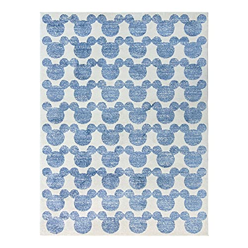 White Cream Tile Blue Ears