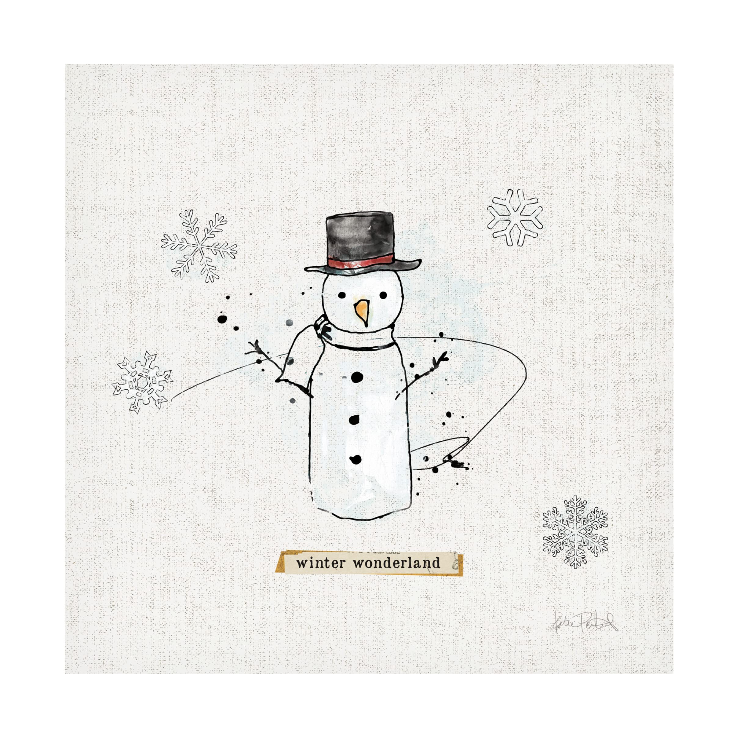 Trademark Fine Art 'Thoughtfully Frozen IV' Canvas Wall Art by Katie Pertiet - Perfect for Living Room, Bedroom & Office Decor
