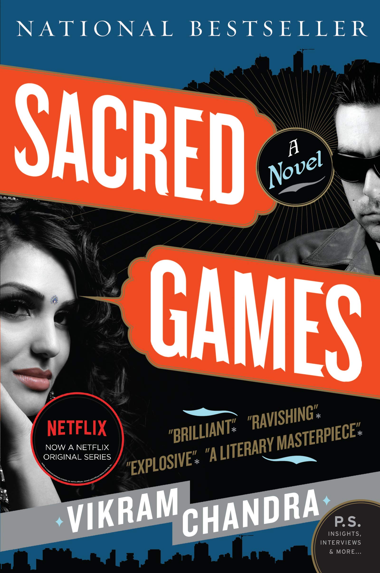 Sacred Games: A Novel by Vikram Chandra - Mystery Thriller Book for Adults | Perfect for Book Clubs & Leisure Reading