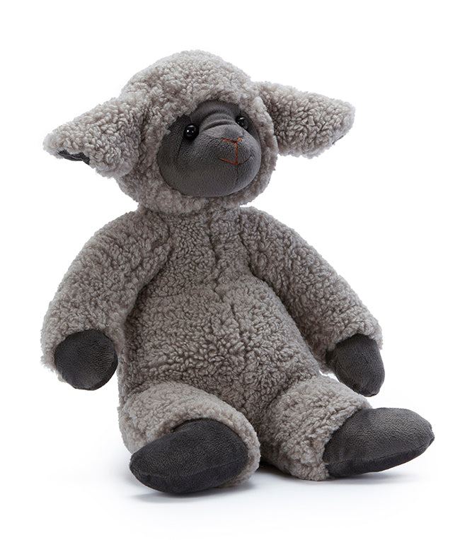 Sammy the Sheep Plush Toy - Soft Black Stuffed Animal for Kids, Perfect for Cuddling, Gifts, and Nursery Decor