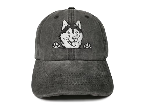 Siberian Husky (Washed Black)