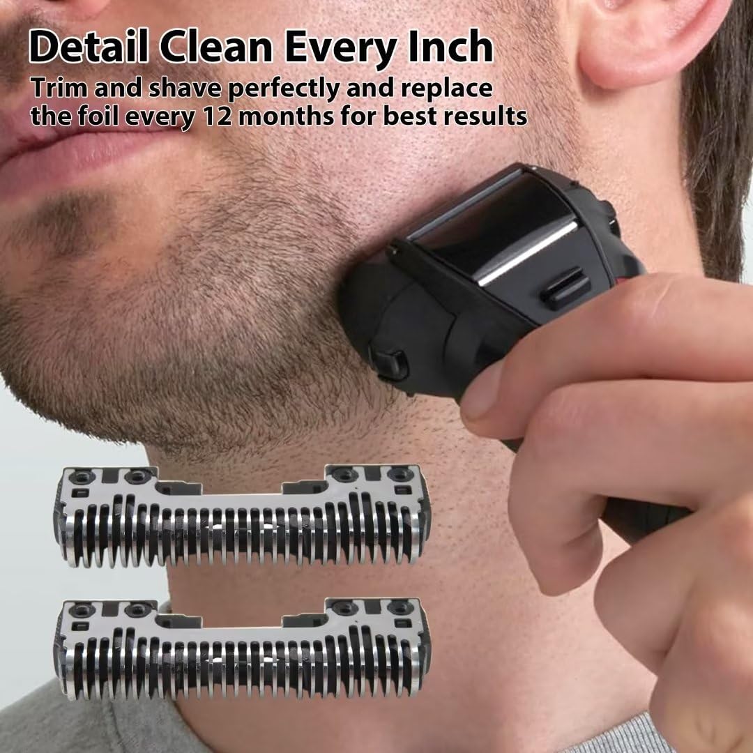2-Pack Replacement Shaver Razor Heads for Philips Norelco ES6002/ES6003/ES6013/ES6015/ES6016/ES-RT81/ES-RT51/ES-RT20/ES-RT30/ES-RT401/ES-RT60 - Precision Inner Blade Cutter for Men's Beard Trimming & Grooming - Perfect for Travel, Home & Daily Shaving Routine