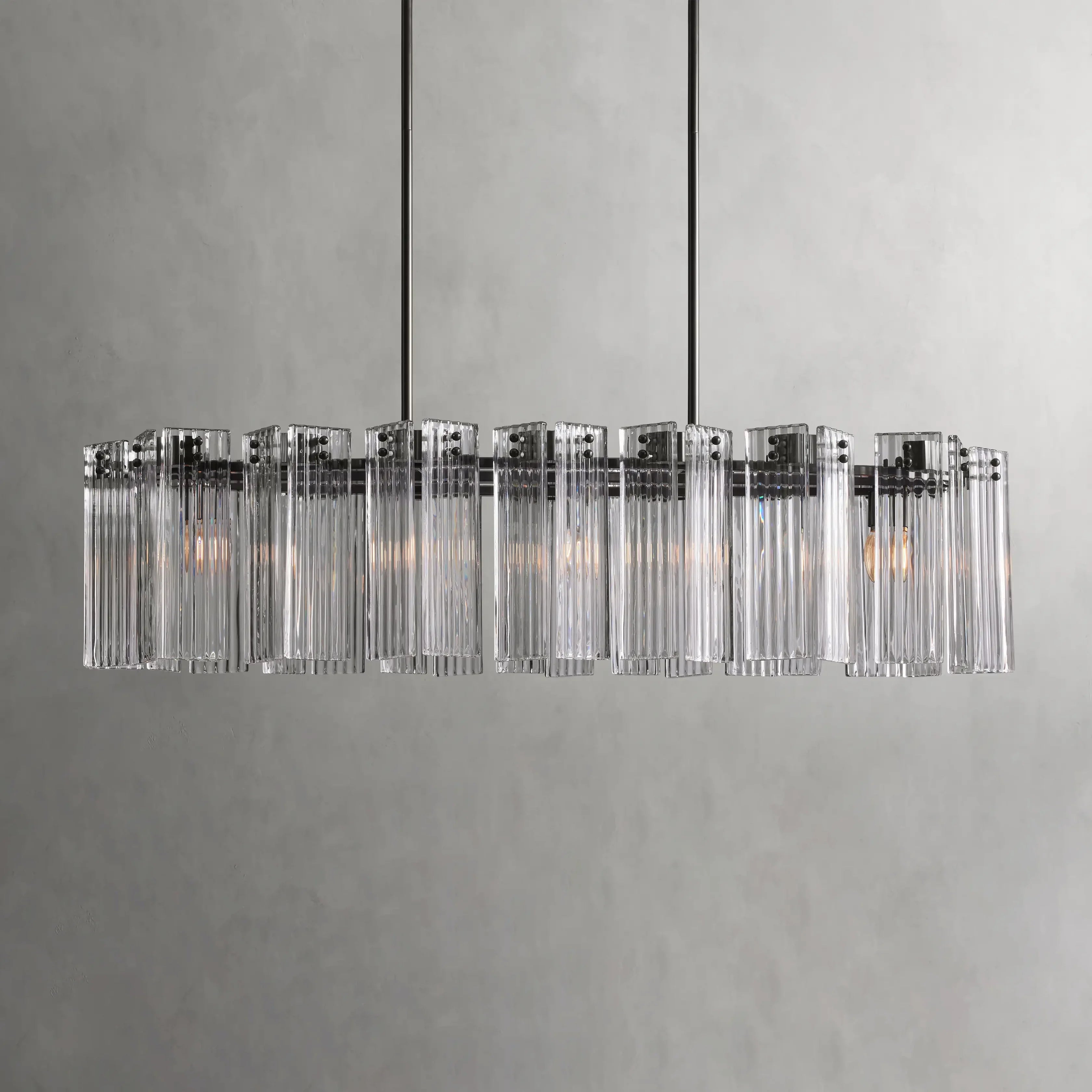 Delsie Oval Crystal Chandelier - 51