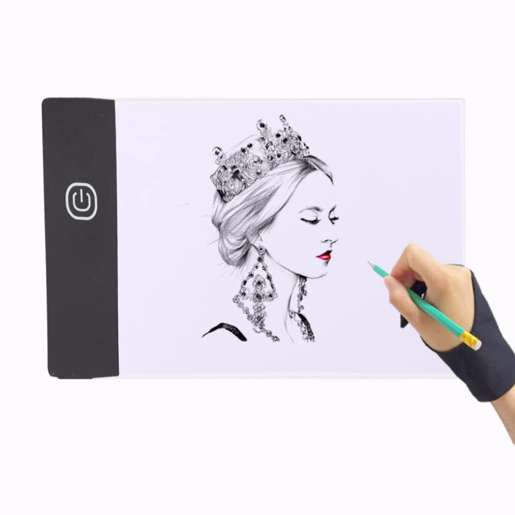 Ultra-Thin Portable LED Light Box - USB Powered Tracing Light Pad for Drawing, Animation & Copying - Perfect for Kids & Adults Artists | Ideal for Sketching, Calligraphy, Crafting & DIY Projects