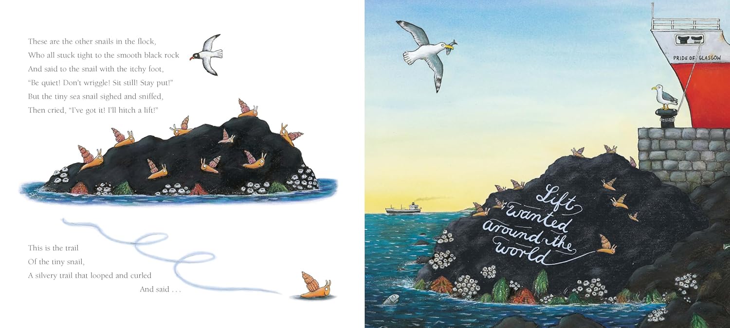 The Snail and the Whale Board Book - Classic Children's Storybook for Bedtime Reading & Early Learning | Perfect Gift for Toddlers & Preschoolers