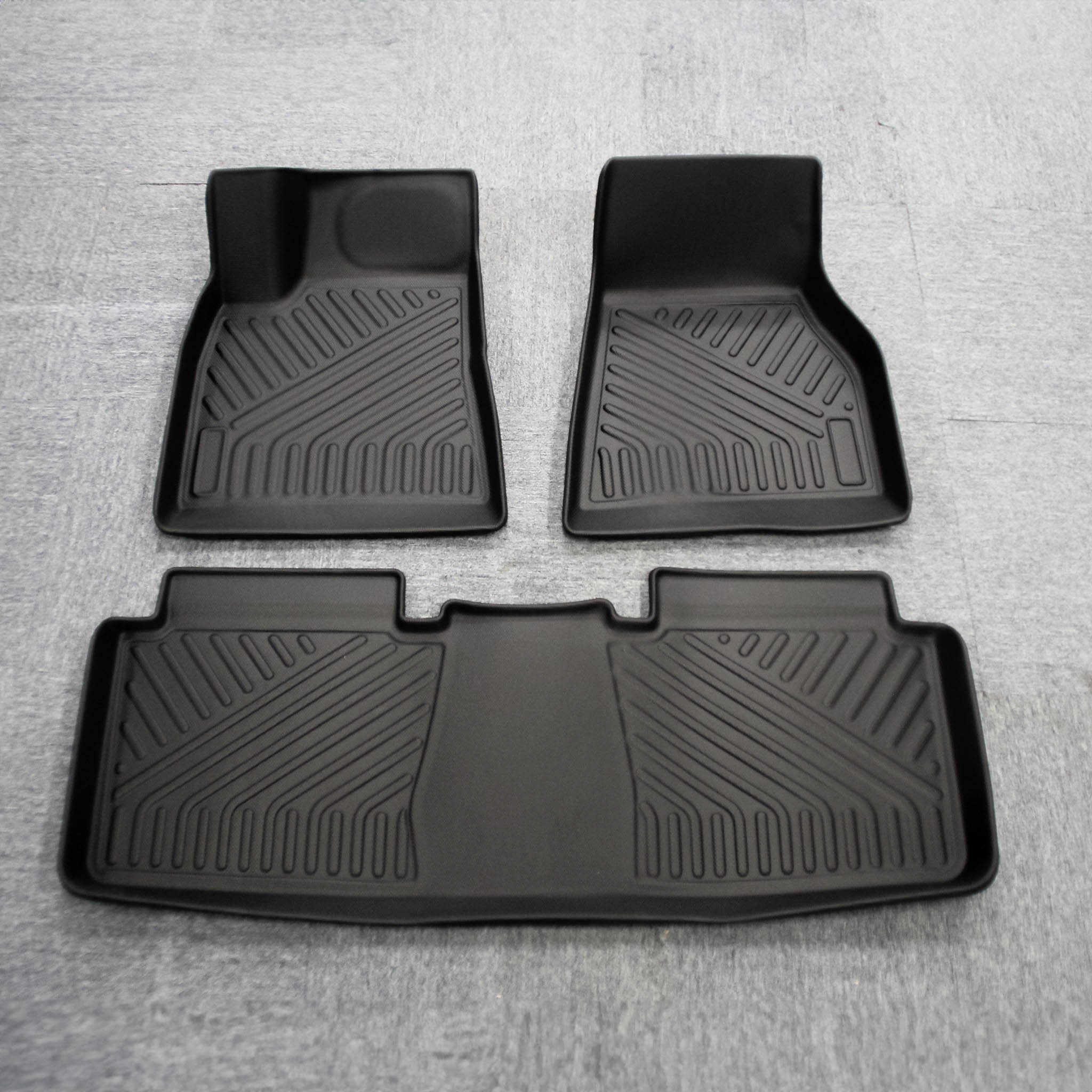 Premium All-Weather TPE Floor Mats for Tesla Model S - Eco-Friendly Custom Fit Car Mats | Perfect for Daily Commute, Road Trips & Winter Protection