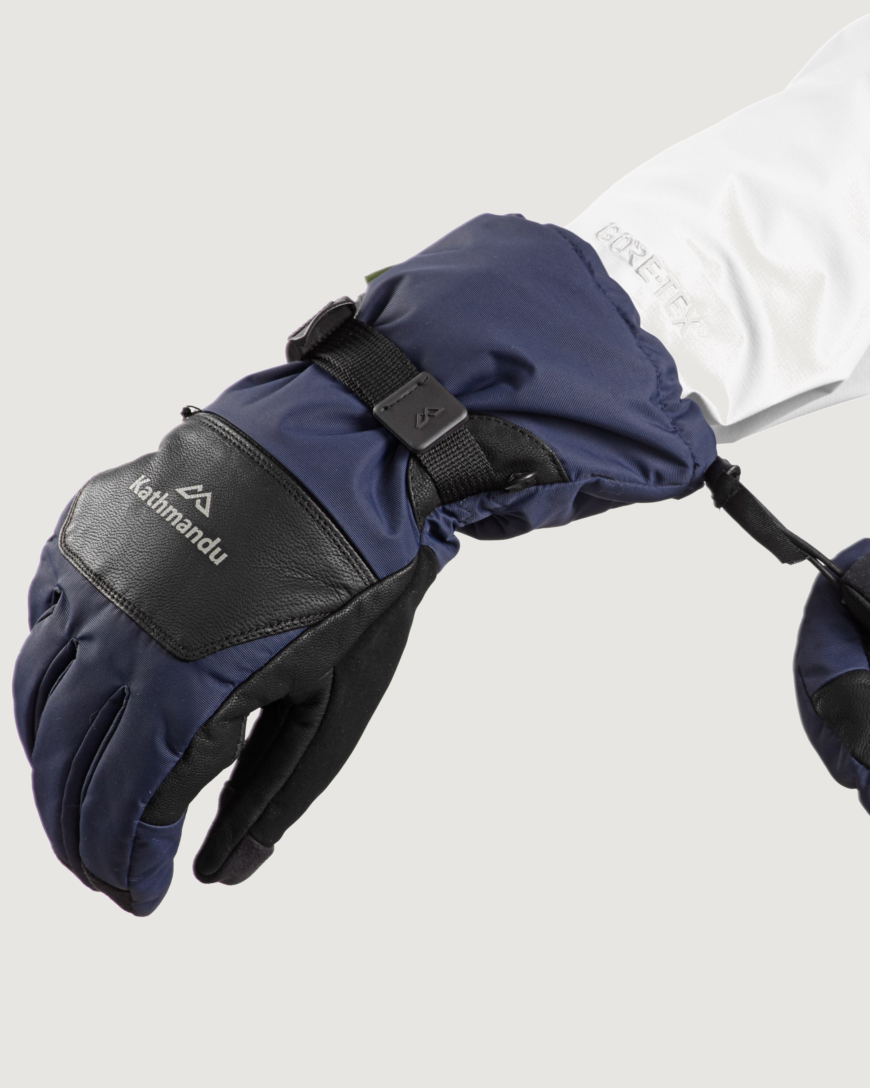 Unisex Winter Snow Sports Gloves - Waterproof & Warm Thermal Gloves for Skiing, Snowboarding & Outdoor Activities - Dark Navy Blue