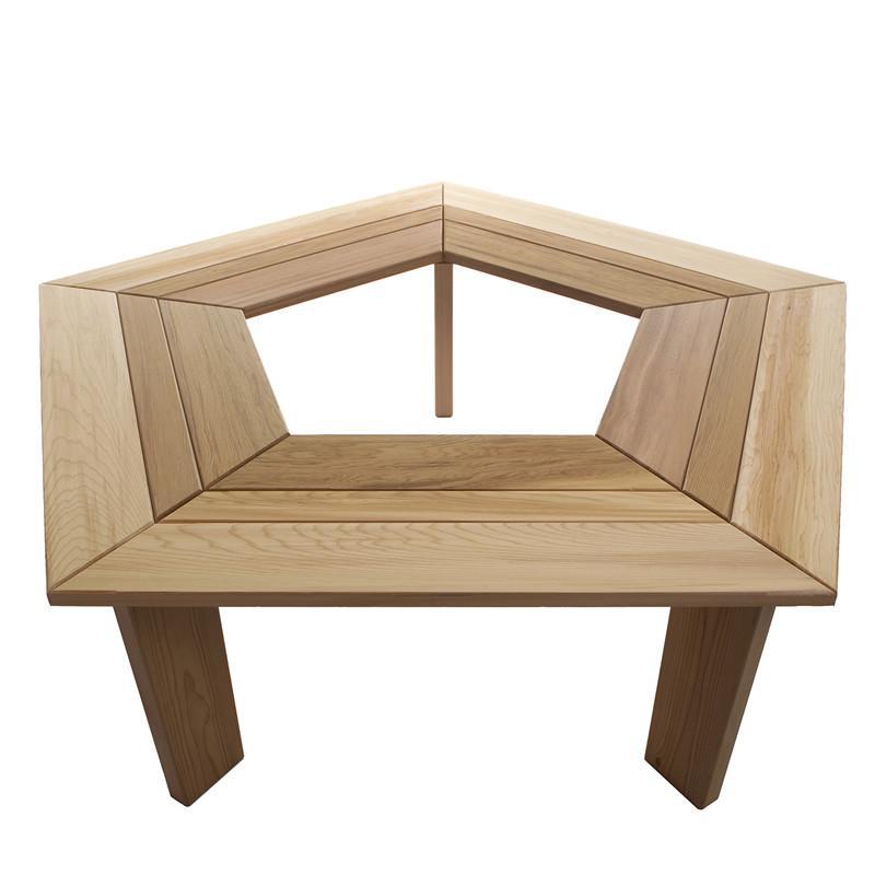 Premium Cedar Wood Bench – Handcrafted Outdoor Seating for Gardens, Patios & Decks – Natural Rustic Cedar Bench for Backyard, Porch & Lawn