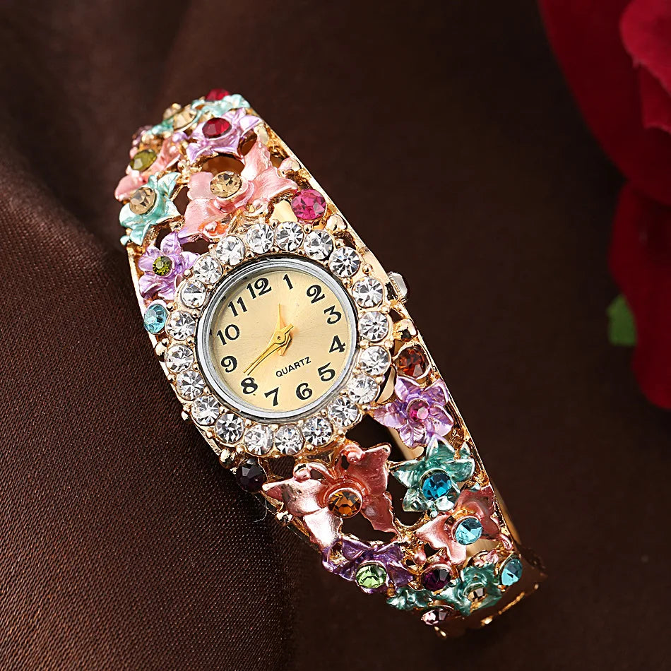 Exquisite Diamond Bangle Bracelet for Women - 14K Gold Plated Cubic Zirconia Tennis Bracelet - Perfect for Weddings, Anniversaries & Special Occasions