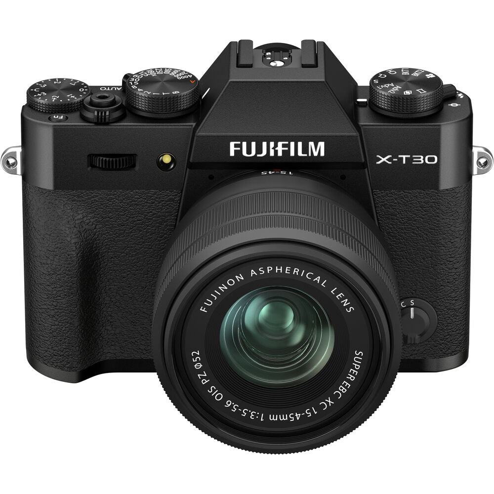 FUJIFILM X-T30 II Mirrorless Digital Camera with 15-45mm Lens Kit - Black | 26.1MP APS-C Sensor, 4K Video, Compact Travel & Street Photography Camera