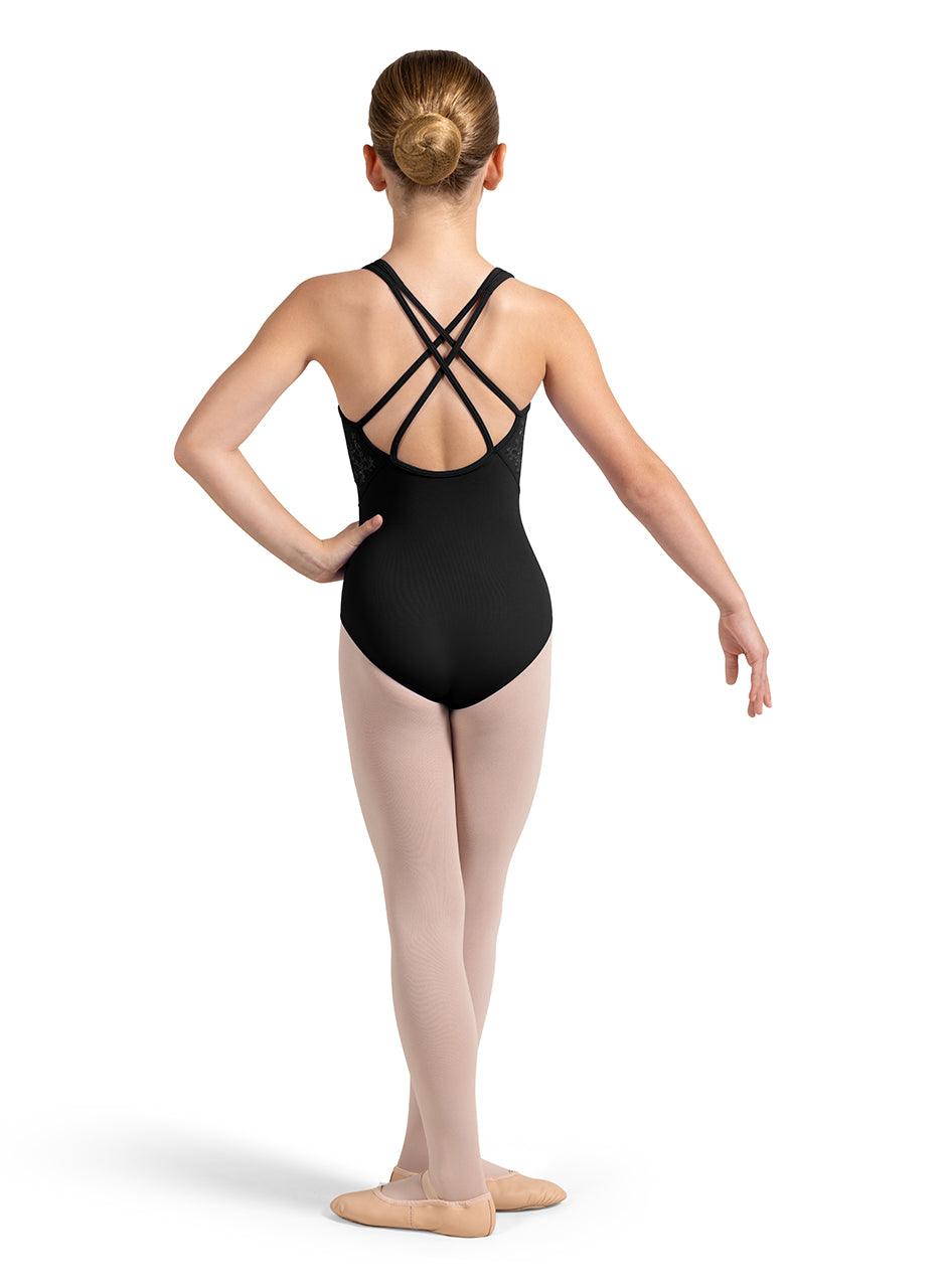Bloch Girls Primrose Cross Back Leotard - Ballet Dance Leotard for Kids & Toddlers - Stretchy Comfort for Ballet Class, Recital & Practice