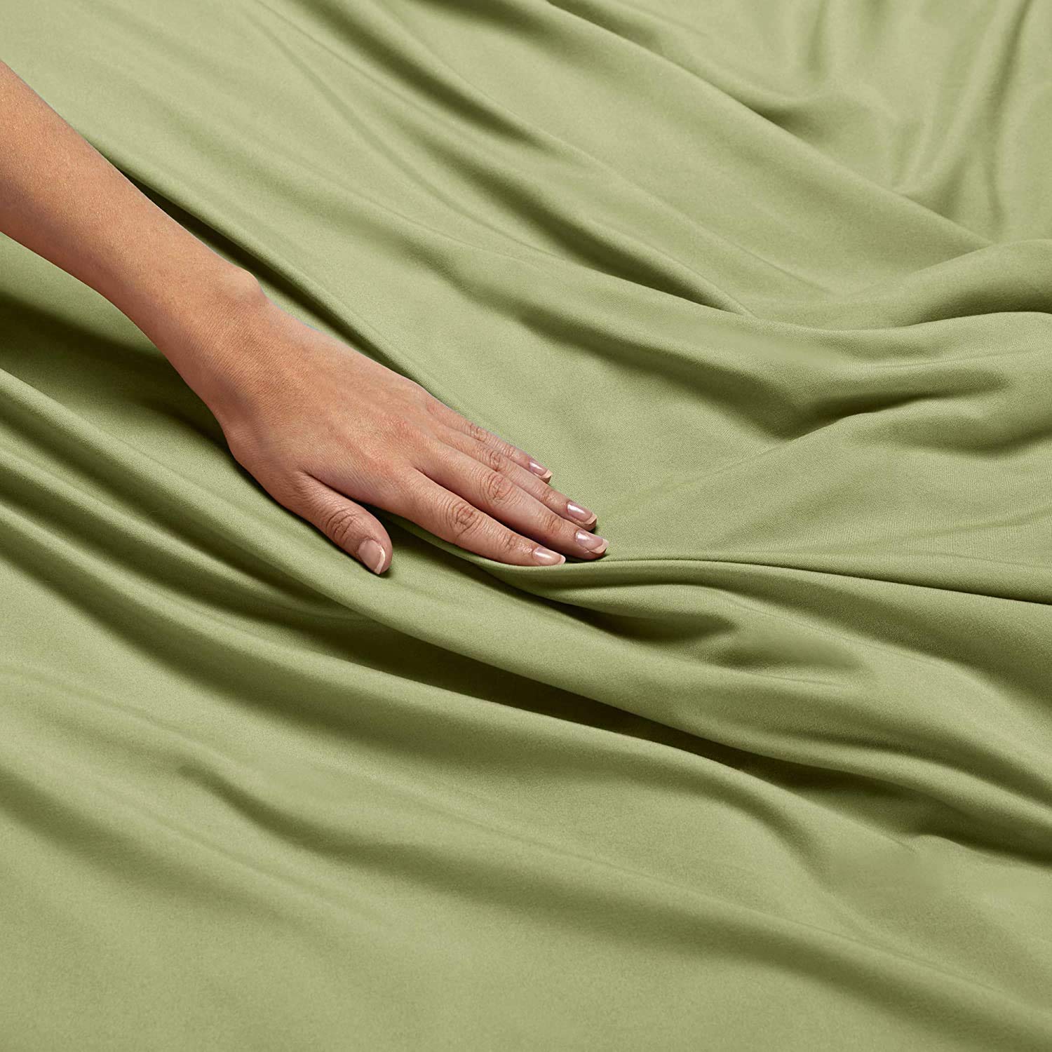 4Pcs 800 Thread Count 100% Soft Cotton Bed Sheet Set - Deep Pocket Fits Mattress Up to 16