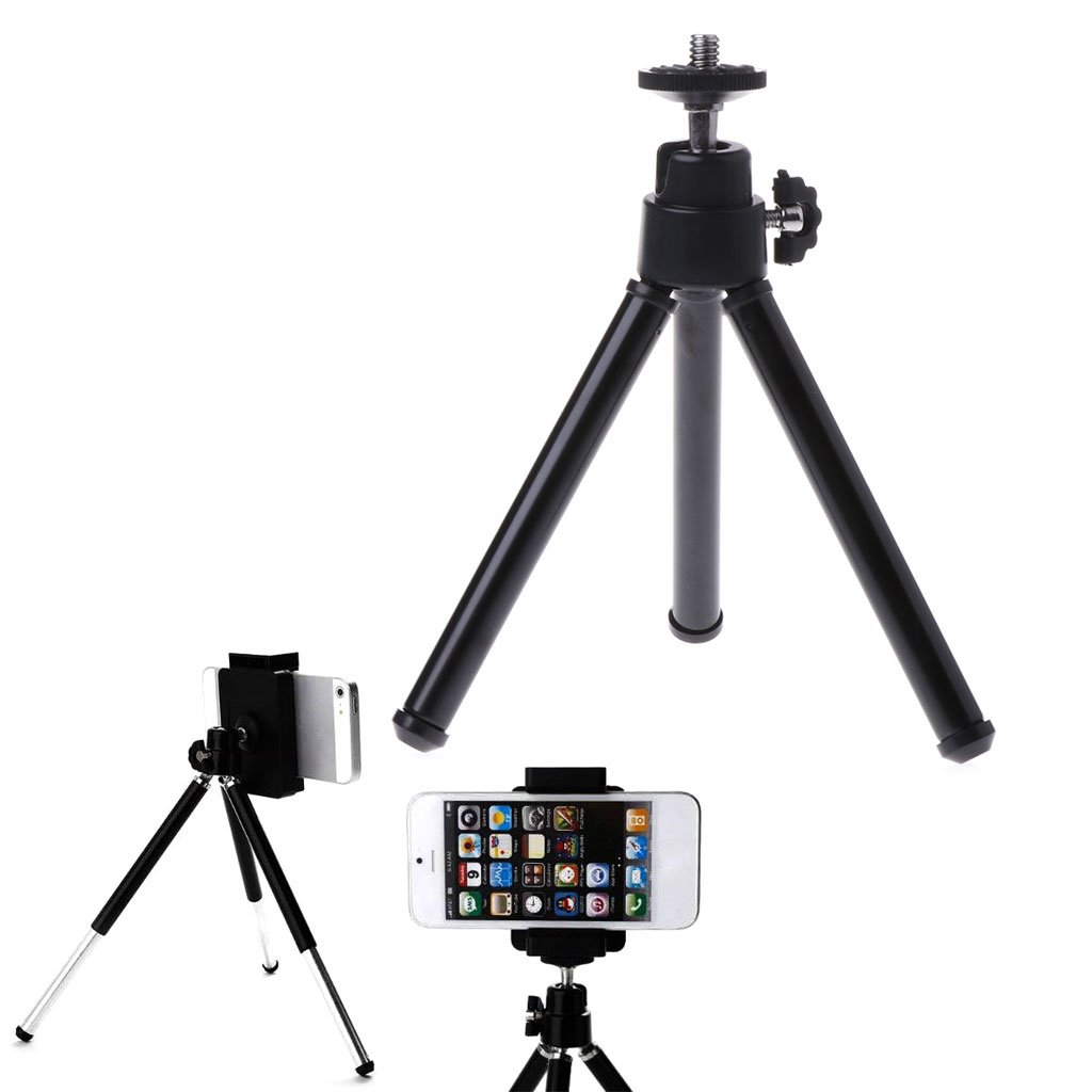 Portable Tripod Stand for Camera & Camcorder - Adjustable Gimbal Stabilizer with Lightweight Design | Perfect for Vlogging, Travel Photography & Live Streaming