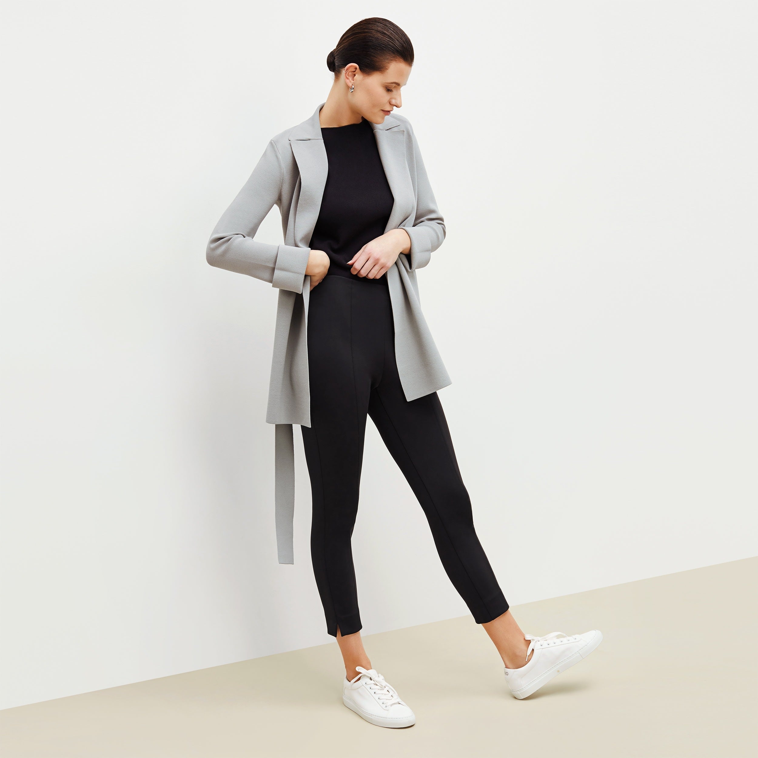Shaw Pant Scuba - High Waisted Leggings for Women, Black - Perfect for Yoga, Workout & Lounge Wear