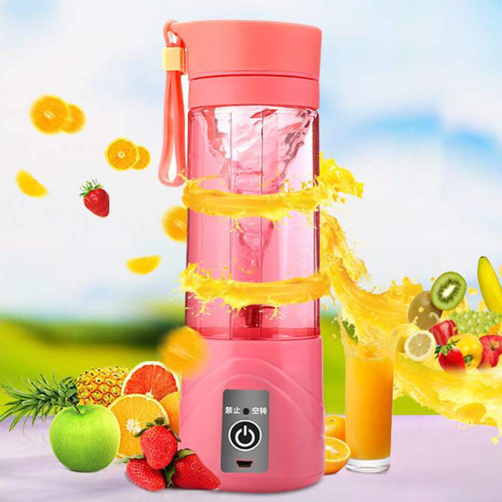 Portable USB Electric Juicer Cup - 401ml Mini Juice Blender for Smoothies, Shakes & Healthy Drinks - Perfect Travel, Office & Home Use - Small Electrical Gift Idea