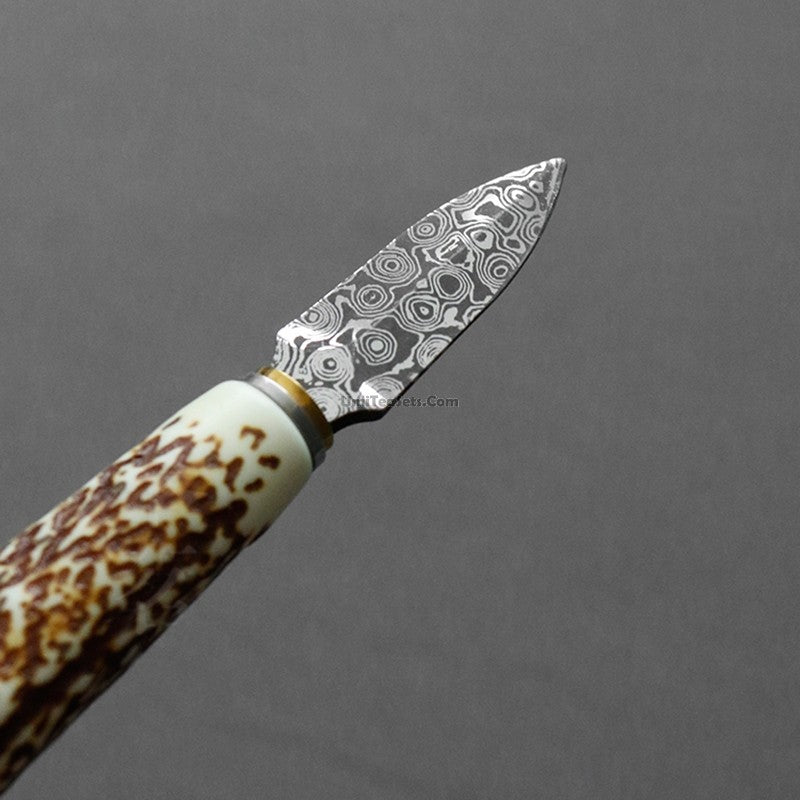 Handmade Antler-Shaped Tea Knife - Unique Tea Accessory for Loose Leaf Tea & Herbs - Perfect for Tea Enthusiasts & Gift Giving