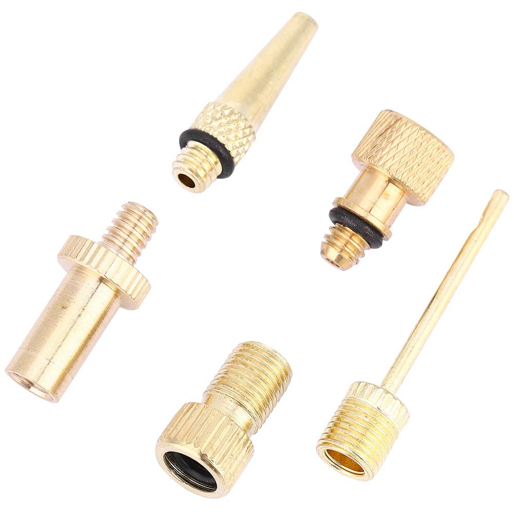 15 PCS Air Valve Kit - Portable Pump Valve Converter with Copper DV SV AV Adapters for Bikes, Cars, Motorcycles & Inflatables - Perfect for Travel, Camping & Emergency Repairs