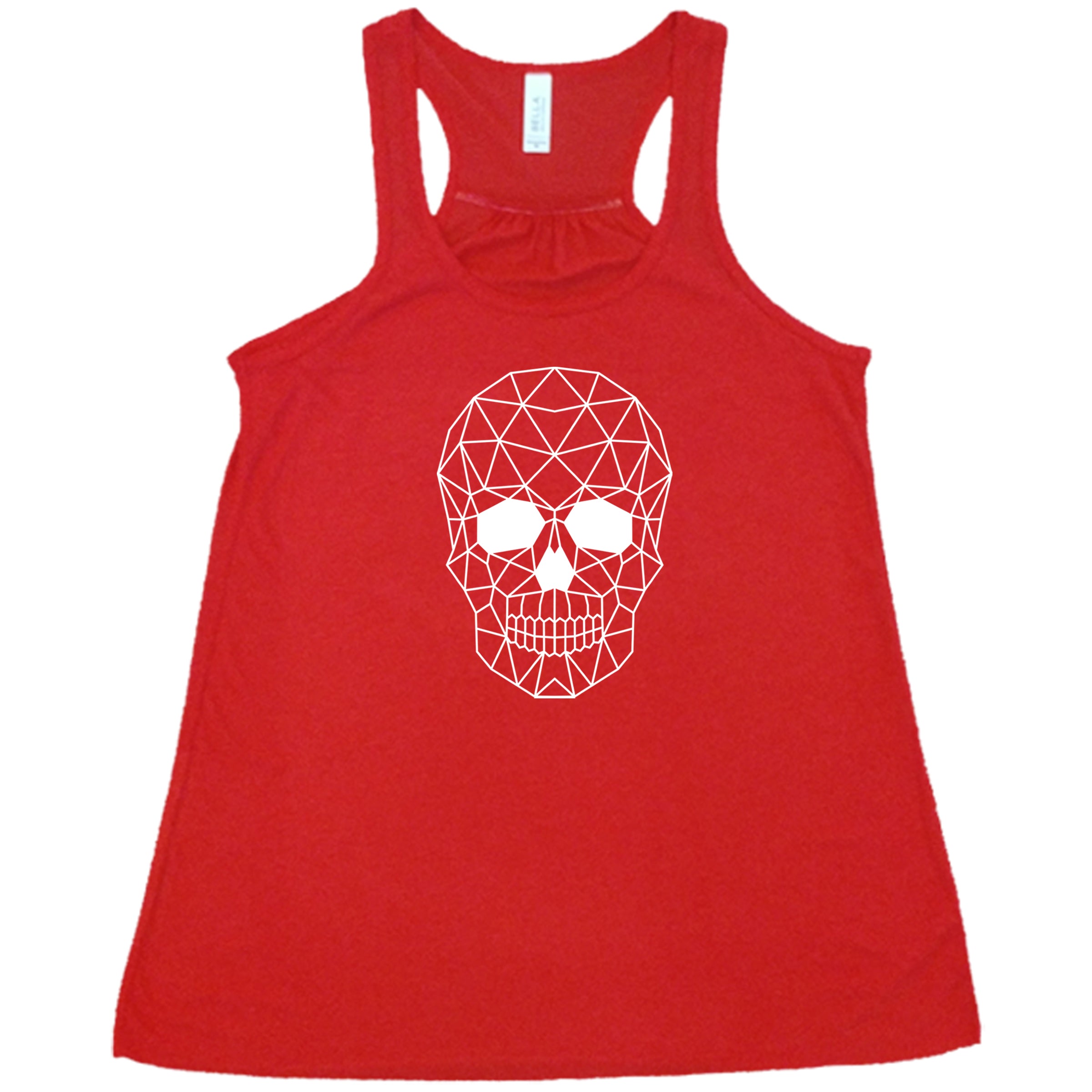 Geometric Skull Print T-Shirt for Men - Trendy Gothic Streetwear Tee - Perfect for Halloween, Concerts & Alternative Fashion