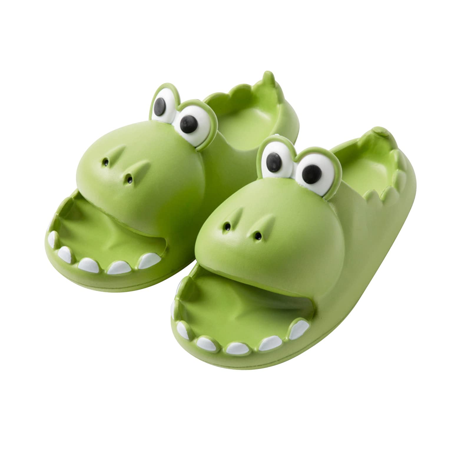 **Cute Dinosaur Slippers for Kids - Soft & Comfortable Dinosaur Slides for Toddler Boys & Girls - Breathable Summer Cloud Slippers - Perfect for Indoor Play, Home, and Preschool**
