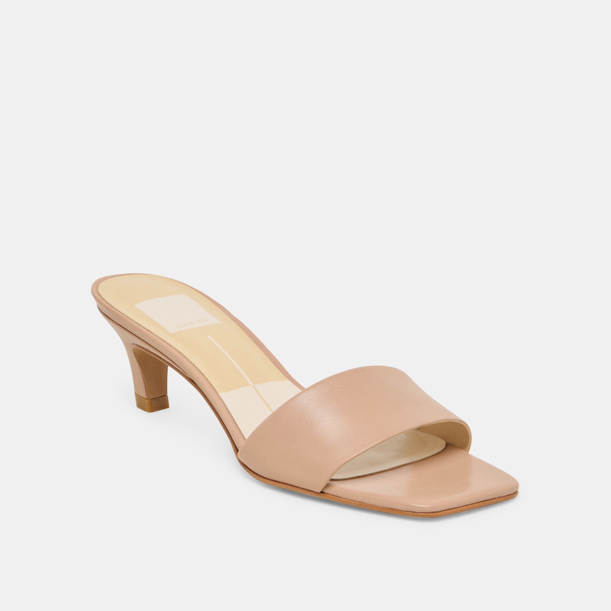 REXA Women's Light Tan Leather Heels - Comfortable High Heels for Office, Party & Evening Wear | Premium Leather Dress Shoes for Women