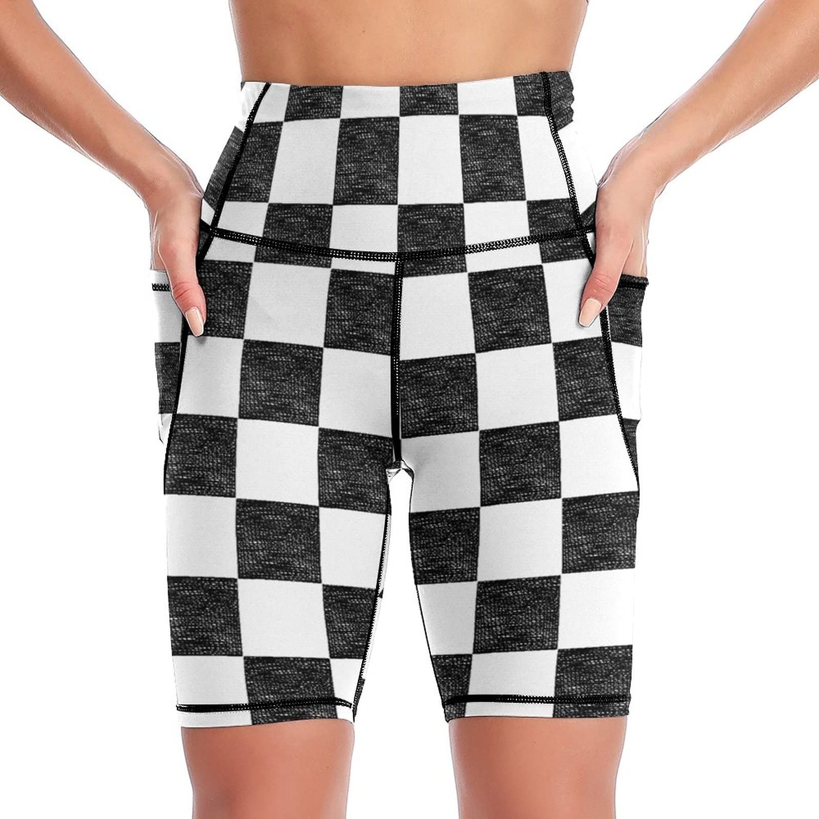 Cubirmin Women's High Waist Biker Shorts with Side Pockets - Workout, Running, Yoga & Cycling Shorts for Women | Perfect for Gym, Fitness & Casual Wear