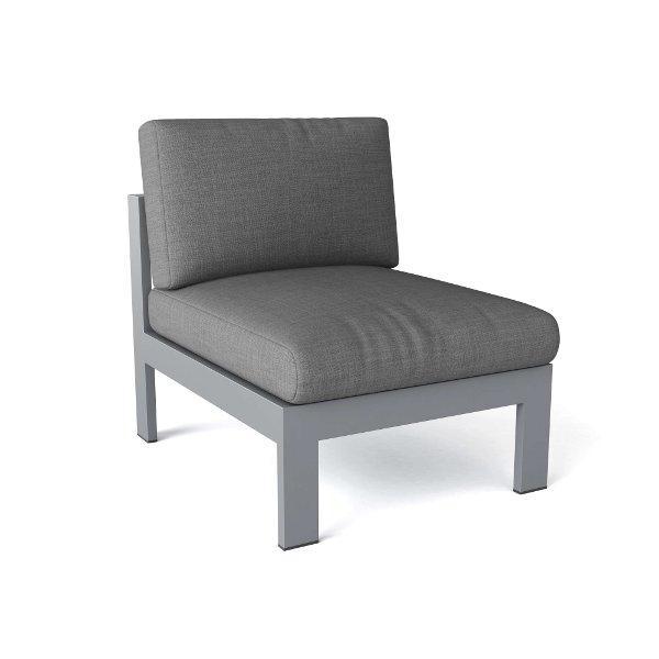 Lucca Deep Seating Center Chair - Premium Outdoor Patio Furniture for Garden, Poolside & Backyard Relaxation
